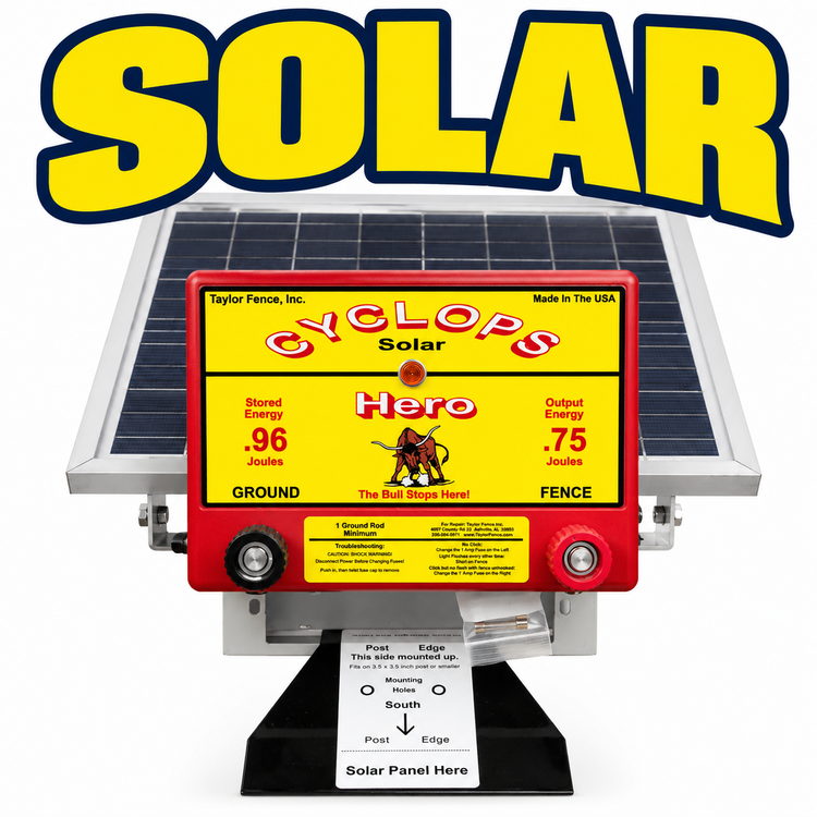 Cyclops Solar Electric Fence Chargers
