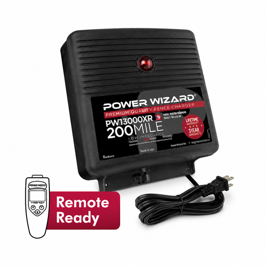 Power Wizard PW13000XR 13 Joule Electric Fence Charger