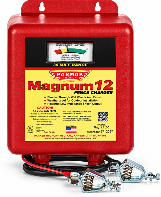 Parmak Magnum 12 MAG12UO Battery-Powered Electric Fence Charger