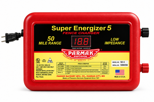Parmak Super Energizer 5 SE-5 Electric Fence Charger
