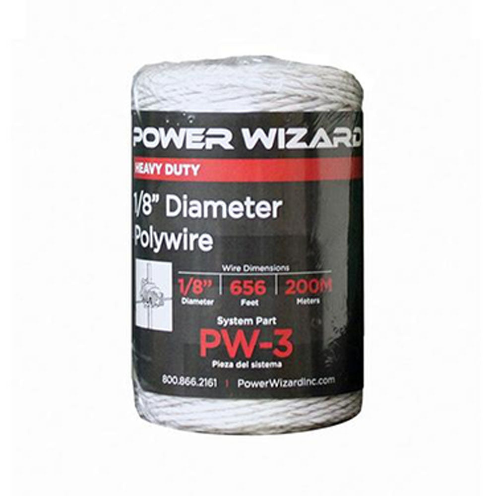 Polywire 1/8” DIAM., 656 ft/200 m – Shock Farm